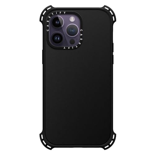 CASETiFY for iPhone 14 Pro Max Case - Bounce Compatible with MagSafe | Shockproof | 21.3 ft. 6x Military Grade Drop Protection | Matte Black - color: Matte Black, size: Iphone 14 Pro Max (6.7")