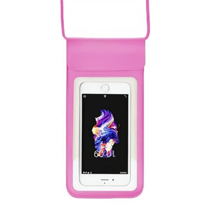 Phone Waterproof Bag Pink - color: pink