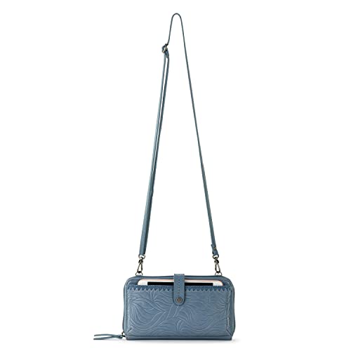 The Sak Iris Smartphone Crossbody Purse - Small Women's Cellphone Bag & Wallet For Everyday- Convertible Wristlet With Zipper | Fits Most Smartphones, Card Slots & Zip Pocket, Detachable Wristlet & Crossbody Straps, Hands-Free for Travel & Errands - color