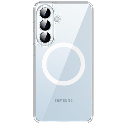 JETech Magnetic Case for Galaxy S26 Plus, Compatible with MagSafe, Clear | Full Camera Lens Protection, Shockproof Protective Phone Cover, Scratch Resistant Clear Back - color: Clear, size: Galaxy S26 Plus