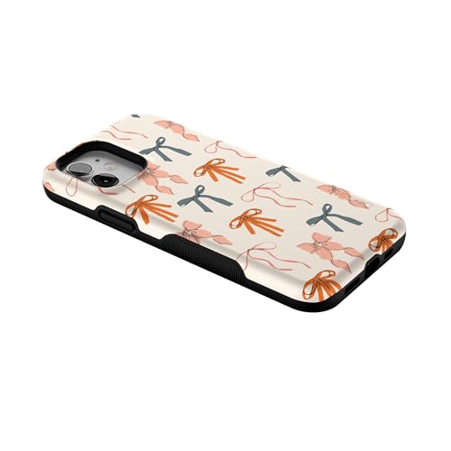 Casely iPhone 12 Mini Case | Gourdy Girlie | Harvest Bows | Bold Protective Design | MagSafe Compatible Design - color: Gourdy Girlie | Harvest Bows, size: Iphone 12 Mini