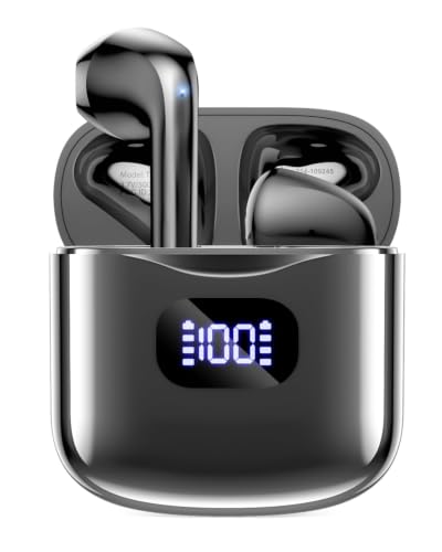 KTGEE Wireless Earbuds Bluetooth 5.3 Ear Buds Headphones, 40Hrs Playback - color: Obsidian