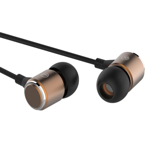 Long Cord Wired Earbuds Without Mic for TV Watching - size: 10FT Brown without Microphone
