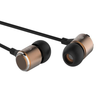 Long Cord Wired Earbuds Without Mic for TV Watching - size: 6.5FT Brown with Microphone