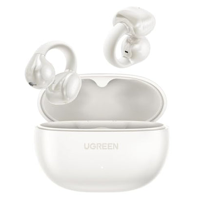UGREEN HiTune S3 Open Ear Earbuds, Bluetooth 5.4, Clip on Earbuds, White - color: White