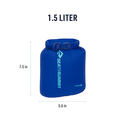 Sea to Summit Lightweight Dry Bag, Multi-Purpose Dry Storage - color: Surf Blue, style: 1.5 Liter