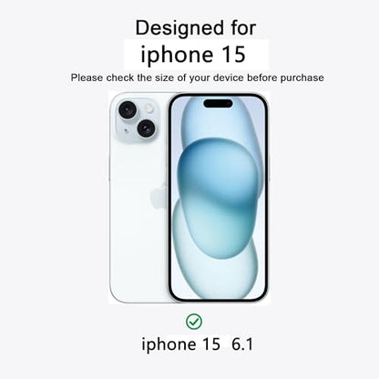 Magnetic iPhone 15 case,Compatible with Magsafe, Military-Grade Protection,Slim Translucent Matte Shockproof with Anti-Scratch Anti-Fingerprint Phone Cover (Transparent, iPhone 15) - color: Transparent, size: iPhone 15
