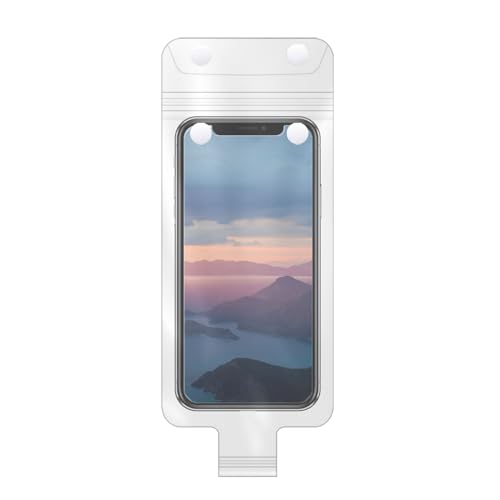 Handlebar Phone Holder – Waterproof Motorcycle Mobile Bag, Transparent Touchscreen Case with Charging Port | Phone Storage for Cycling Riders Delivery Takeaway Outdoor Commuting Adventure Travel