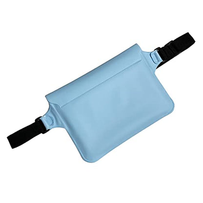 Waterproof Waist Pouch Dry Belt Bag Fanny Pack Keep Your Key Fob Wallet Kindle Phone Dry Perfect For Swim Surf Snorkel(Blue) - color: Blue