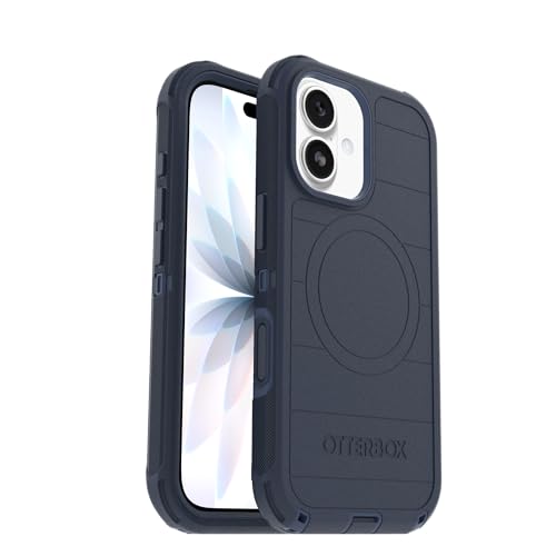 OtterBox iPhone 17 Defender Pro Series Case - Blue Sentiment - Tough, Rugged & Durable iPhone Case, Snaps on MagSafe | Tough, Rugged & Durable iPhone Case, Snaps on MagSafe, Multi-Layer, Impact Absorbing iPhone Case - color: Blue Sentiment, style: iPhone