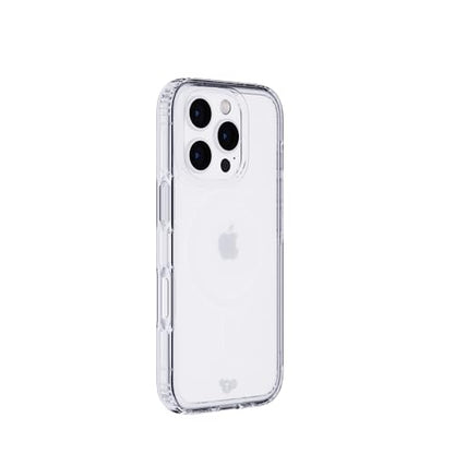 Tech21 EvoClear for iPhone 16 Pro Compatible with MagSafe - Impact Protection Case - in Clear - color: Clear, size: iPhone 16 Pro