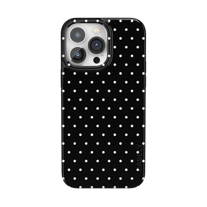 Casely iPhone 14 Pro Case | On the Dot | Black Polka Dot | Compatible with MagSafe | Classic Ultra Slim Design - color: On the Dot | Black Polka Dot, size: Iphone 14 Pro