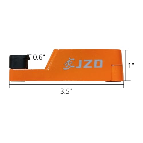 JZD Adjustable Foldable Mini Mobile Phone Holder, Portable Cell Phone Stand for All Mobile Phones - color: Orange