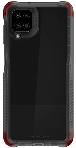 Ghostek COVERT Samsung A12 Case with Clear Slim Fit Design and Anti-Slip Grip Bumper Premium Shockproof Protection Thin Protective Phone Covers Designed for 2021 Samsung Galaxy A 12 (6.5 Inch) (Smoke) - color: Smoke, size: Galaxy A12