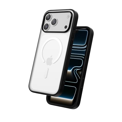 FLOLAB Surtect Tri-Fusion Magnetic for iPhone 17 Pro Case Protective Slim Design Magsafe Compatible Military Grade - Clear Matte Translucent - color: Clear Matte Translucent, size: iPhone 17 Pro