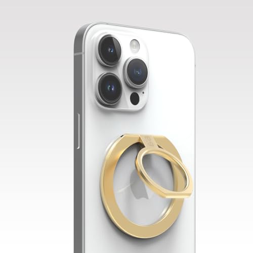 PureGear Magnetic Phone Grip for MagSafe, 360° Ring Kickstand - color: Gold