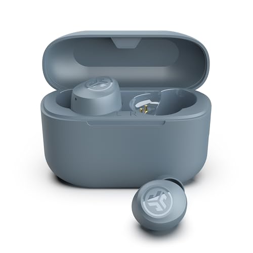 JLab Go Air Pop+ Earbuds, Dual Connect, EQ3 Sound, Slate - color: Slate, style: Matte