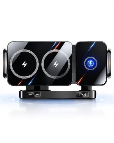 WINNES Wireless Car Charger Mount for Samsung Galaxy Z Fold 8 Ultra 7 6 5 4