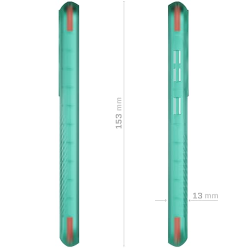 Ghostek Covert Galaxy S23 Phone Case Clear with Military Grade Shockproof Protection, Non-Slip Grip, Protective Silicone Cover Designed for 2023 Samsung Galaxy S23 (6.1") (Teal) - color: Teal [Limited], size: Galaxy S23