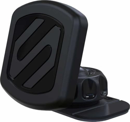 Scosche MAGDMB MagicMount Magnetic Phone Mount for Car, Dashboard Cell Phone Holder with 360° Adjustable Magnet Head, Universal Phone Stand for Car Compatible with iPhone, Samsung, and All Devices - size: 1 Pack, style: Dash