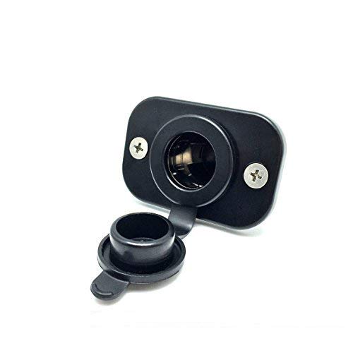Cliff-Top 12V Boat Marine Carvans Waterproof Power Outlet Flush Panel Mount (Cigarette Lighter Socket) - color: Cigarette Lighter Socket