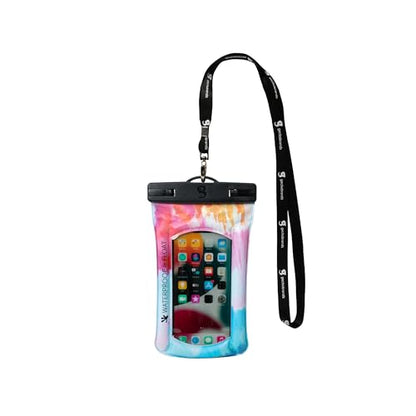 geckobrands Float Phone Dry Bag - Waterproof & Floating Phone Pouch – Fits Most iPhone and Samsung Galaxy Models