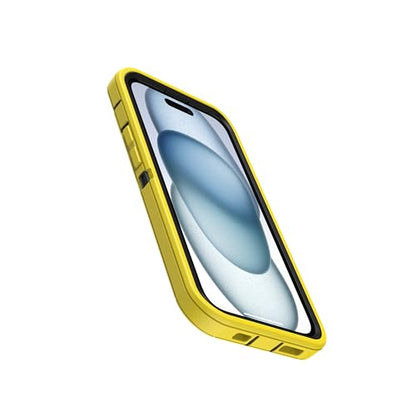 OtterBox iPhone 15, iPhone 14, & iPhone 13 (Only) Defender Series Screenless Case - Night Reverse (Yellow & Black) - Rugged & Durable, with Port Protection, Holster Clip Includes, Non-Retail Packaging - color: Night Reverse (Yellow & Black), style: Non-Ma