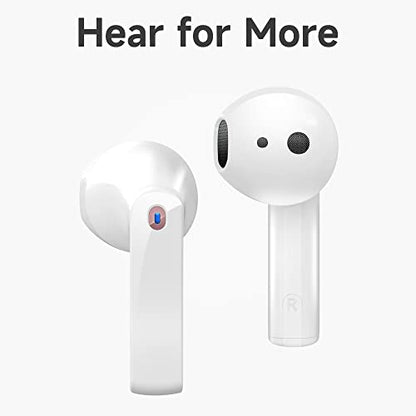 DRQQ Wireless Earbuds Bluetooth Earbuds Wireless Headphones IPX5 Waterproof Earphones Noise Cancelling Headset Deep Bass Long Battery Bluetooth Headphones with Mic for iPhone Android