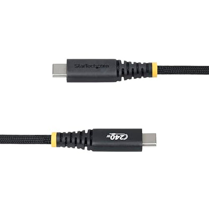StarTech 6ft/2m USB-C to USB-C Screw Locking Cable (S2CEPR2M-USBSL-CABLE) - size: 6 ft