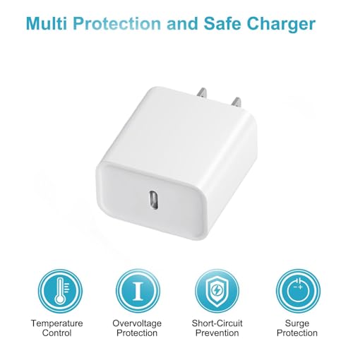 iPhone 17 16 15 Charger: Fast Charging USB C Charger i Phone 17 16 Charging - color: 3PACK White