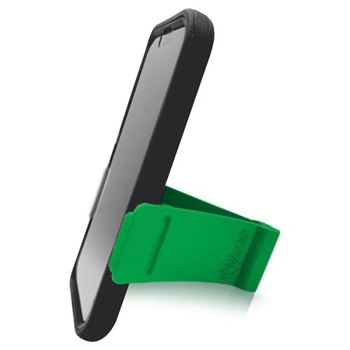 Gator Grip Phone Stand - Cell Phone Holder Stand for Desk Nightstand Kitchen - Compatible with iPhone, Android and Most Smartphones up to 6.8" on Width of Phone (Kelly Green) - color: Kelly Green