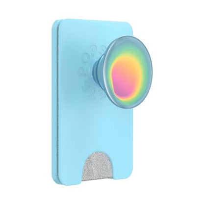 PopSockets Phone Wallet for MagSafe with Grip- Butterfly Pea Blue - color: Aura Butterfly Pea Blue, style: MagSafe