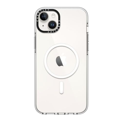 CASETiFY for iPhone 14 Plus Case - Impact Clear Compatible with MagSafe | Not Yellowing | 6.6 ft. 3X Military Grade Drop Protection | Clear - color: Clear, size: Iphone 14 Plus (6.7")