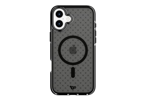 Tech21 EvoCheck for iPhone 16 Plus - Compatible with MagSafe - Impact Protection Case - in Smokey - color: Charcoal, size: iPhone 16 Plus