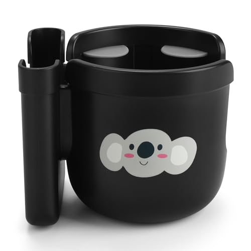 Accmor Wheelchair Cup Holder with Phone Holder, ﻿Universal 360° Rotatable Walker Cup Holder Rollator Scooter Accessory - color: Koala