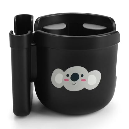 Accmor Wheelchair Cup Holder with Phone Holder, ﻿Universal 360° Rotatable Walker Cup Holder Rollator Scooter Accessory - color: Koala