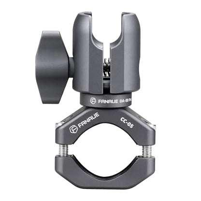 FANAUE Single Socket Arm with Handlebar Clamp Mount U-Bolt Base Compatible with RAM Mounts 1 Inch Ball Head and Bike Motorcycle Phone Holder, Can be Installed on 0.87-1.26" Diameter Rail Round Rod.