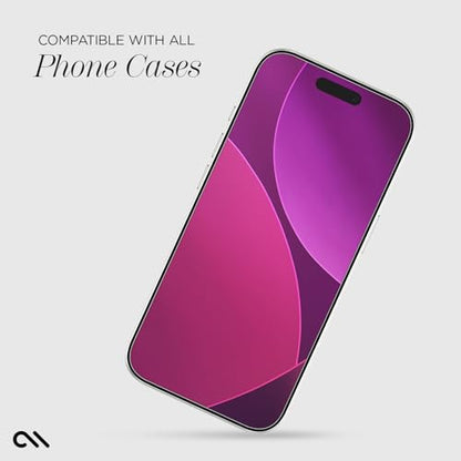 Case-Mate iPhone 17 Pro Screen Protector with Installation Tray - Clear | [Pack of 3] Durable & Anti-Scratch Tempered Glass with Touch Sensitivity - Ultra High Clarity, Case-Friendly & Easy to Apply - size: iPhone 17 Pro