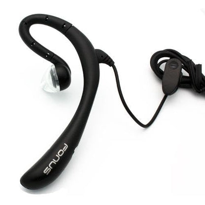Wired Mono Headset Earphone w Mic Headphone Compatible with Cricket Outlast 5G/AT&T Motivate Pro 5G, 3.5mm Single Earbud Hands-Free Microphone Over-The-Ear