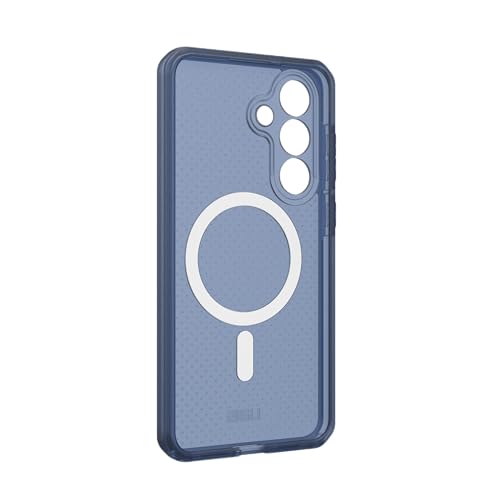 URBAN ARMOR GEAR UAG Designed for Samsung Galaxy S25 FE Case Dot - Magnetic Charging Compatible Rugged Military Grade MIL-STD Protective Cover, Cloud Blue - color: Dot - Cloud Blue