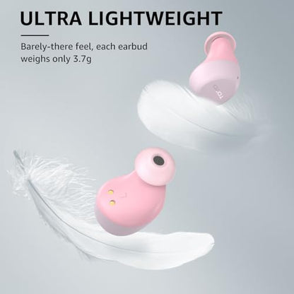 TOZO A1 Wireless Earbuds Bluetooth 5.3 Light Weight in Ear Headphones - color: Rose Gold