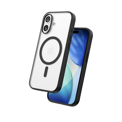 FLOLAB Surtect Tri-Fusion Magnetic for iPhone 17 Case Protective Slim Design Magsafe Compatible Military Grade - Black Matte Translucent - color: Black Matte Translucent, size: iPhone 17