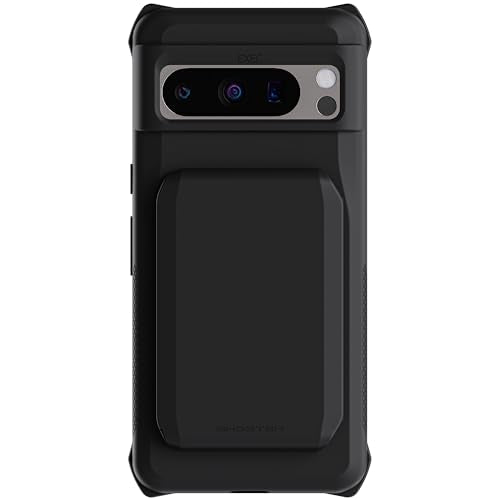 Ghostek Exec Pixel 8 Pro Wallet Case, Detachable Magnetic Credit Card Holder, Kickstand, Compatible with Wireless Charging (6.7 Inch, Black) - color: Black, size: Pixel 8 Pro