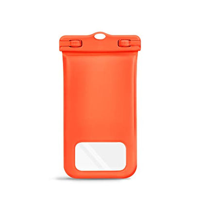 CaliCase XL Waterproof Floating Case - color: Orange
