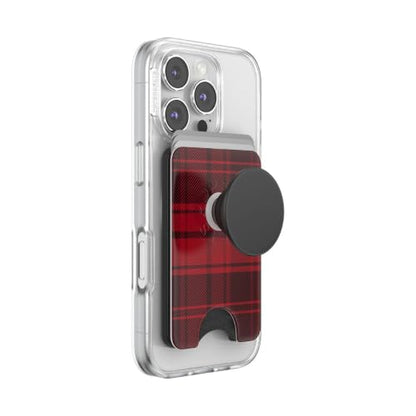 PopSockets Phone Wallet for MagSafe with Grip- Buffalo Check - color: Buffalo Check, style: MagSafe