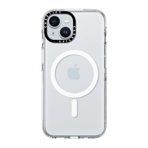 CASETiFY for iPhone 15 Case - Impact Clear Compatible with MagSafe | Not Yellowing | 6.6 ft. 3X Military Grade Drop Protection | Clear - color: Clear, size: Iphone 15 (6.1")