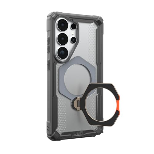 URBAN ARMOR GEAR UAG for Samsung Galaxy S26 Ultra Case 6.9" with 360° Kickstand Plasma XTE - Magnetic Charging Compatible Transparent Rugged Military Drop Tested Protective Cover, Ash - color: Plasma XTE 360 - Ash