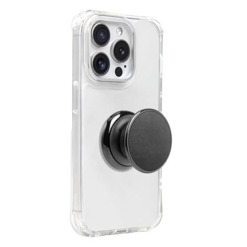 FAB POPS Magnetic Phone Grip, Kickstand and Mount, Adhesive Base, Black