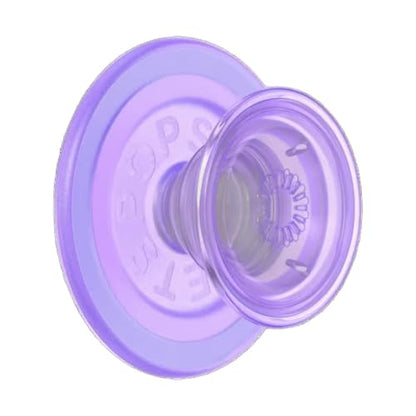 PopSockets Phone Grip for MagSafe, Magnetic Holder- Clear Lavender - color: Lavender, style: MagSafe