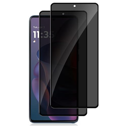 2 Pack Privacy Screen Protector for Motorola Moto G Stylus 2026 2025 / Motorola Moto Edge 60 Stylus, Tempered Glass Film full Coverage Anti Scratch, Anti-Spy, 9H Hardness, Bubble Free - size: Motorola G Stylus 2026&2025 / Edge 60 Stylus